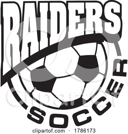 RAIDERS Team Soccer with a Soccer Ball by Johnny Sajem