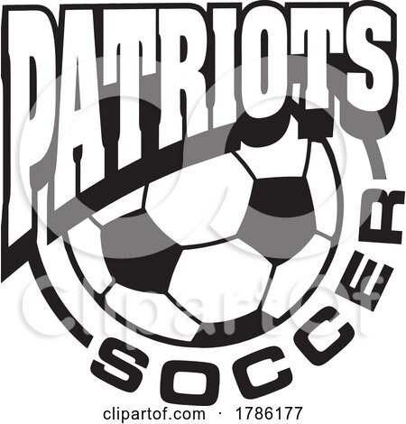 PATRIOTS Team Soccer with a Soccer Ball by Johnny Sajem