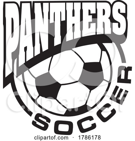 PANTHERS Team Soccer with a Soccer Ball by Johnny Sajem