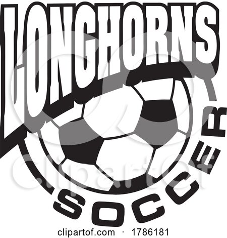 LONGHORNS Team Soccer with a Soccer Ball by Johnny Sajem