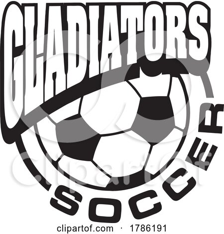 GLADIATORS Team Soccer with a Soccer Ball by Johnny Sajem