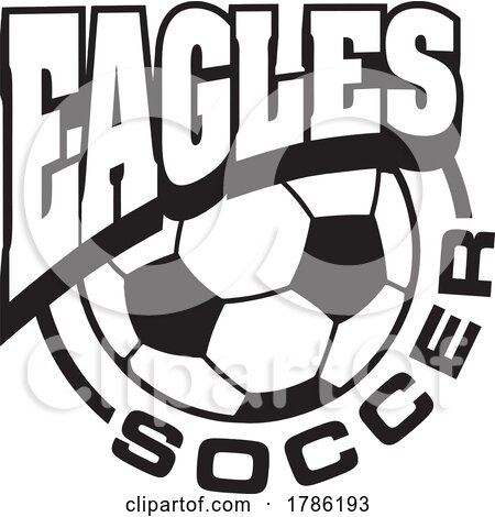EAGLES Team Soccer with a Soccer Ball by Johnny Sajem