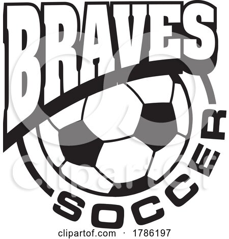BRAVES Team Soccer with a Soccer Ball by Johnny Sajem
