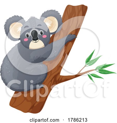 Koala in a Tree by Vector Tradition SM