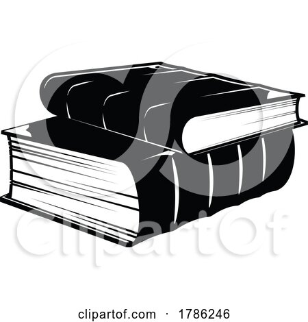 Black and White Books by Vector Tradition SM