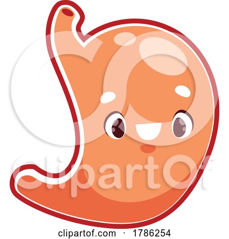 Human Stomach Mascot by Vector Tradition SM
