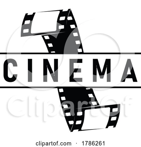 Cinema Design with a Film Strip by Vector Tradition SM