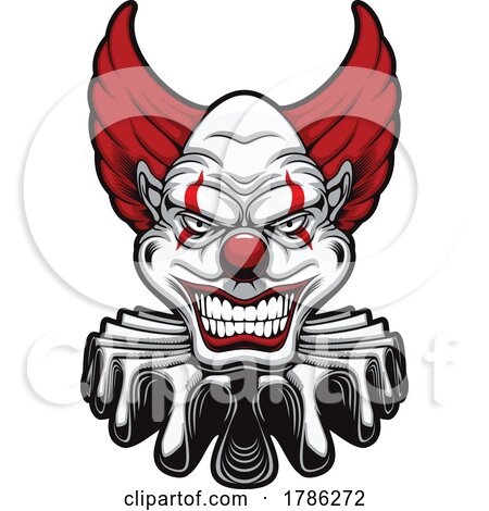 Evil Clown by Vector Tradition SM