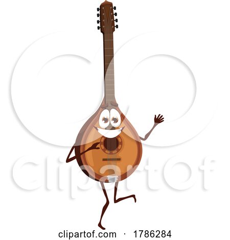 Mandolin Mascot by Vector Tradition SM