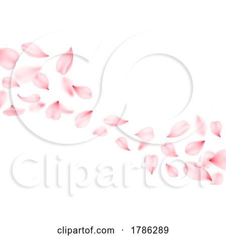 Pink Rose Petals by Vector Tradition SM