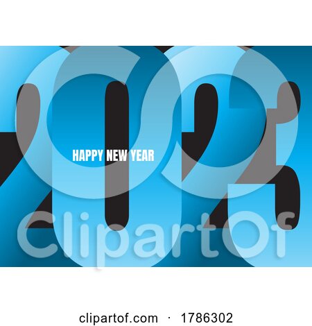 Modern Happy New Year Background by KJ Pargeter