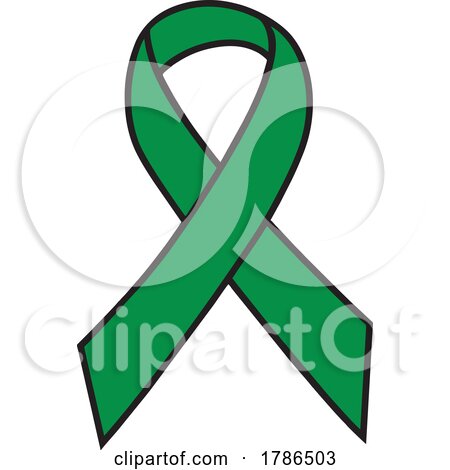 Green Awareness Ribbon by Johnny Sajem
