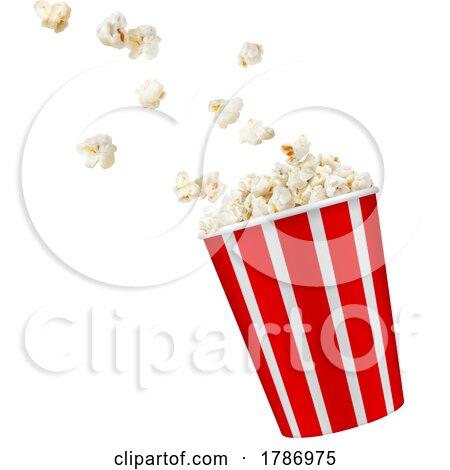 3d Popcorn and Bucket by Vector Tradition SM