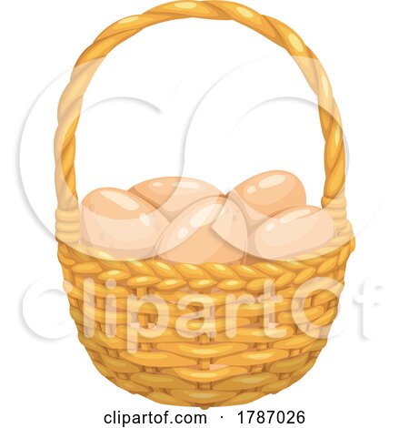 Basket of Eggs by Vector Tradition SM