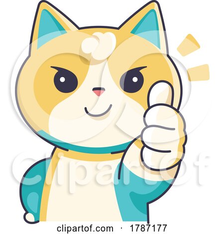 Cat Giving a Thumb up by beboy