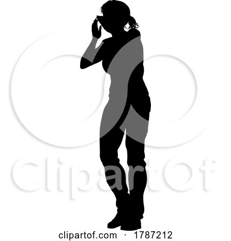 Protest Rally March Shouting Silhouette Person by AtStockIllustration