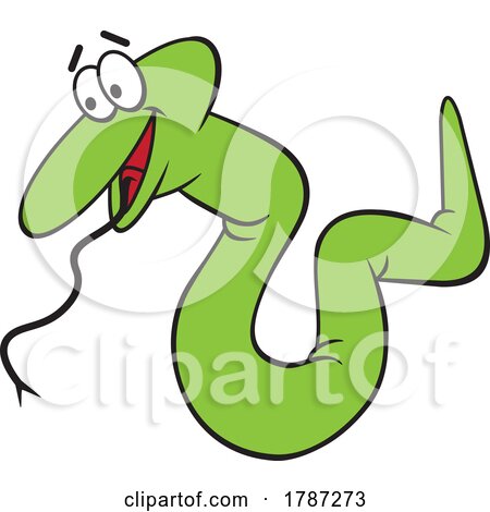 Cartoon Snake Mascot by Johnny Sajem