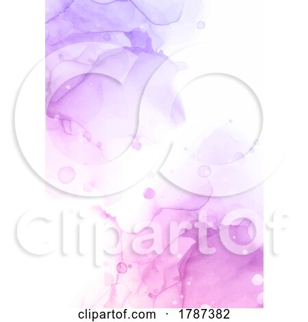 Hand Painted Pink and Purple Watercolour Background by KJ Pargeter
