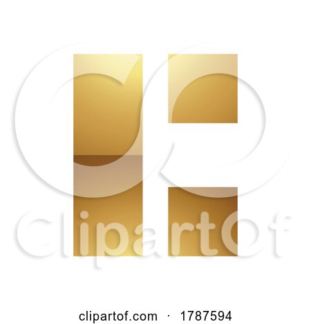 Golden Letter C Symbol on a White Background - Icon 1 by cidepix