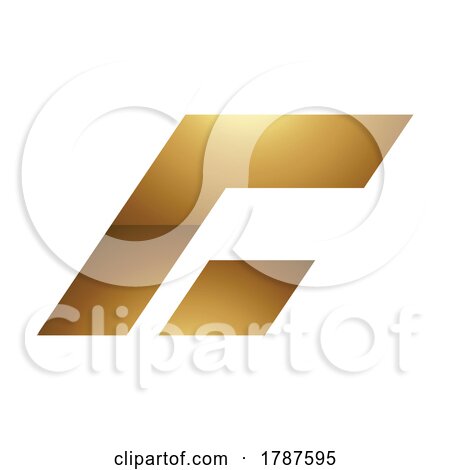 Golden Letter C Symbol on a White Background - Icon 2 by cidepix