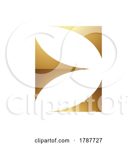 Golden Letter E Symbol on a White Background - Icon 7 by cidepix