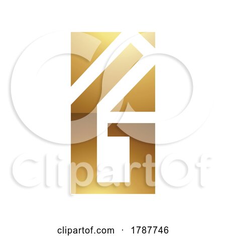 Golden Letter G Symbol on a White Background - Icon 8 by cidepix