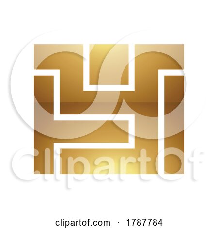Golden Letter Y Symbol on a White Background - Icon 9 by cidepix