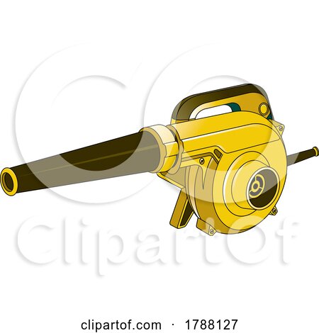 Yellow Leaf Blower by Lal Perera