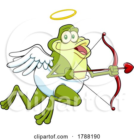 Cartoon Cupid Frog by Hit Toon