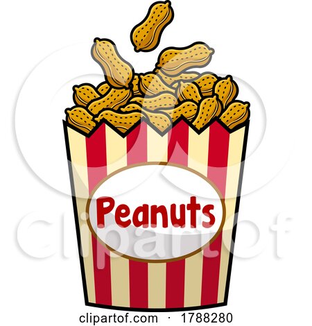 Cartoon Bag of Peanuts by Hit Toon