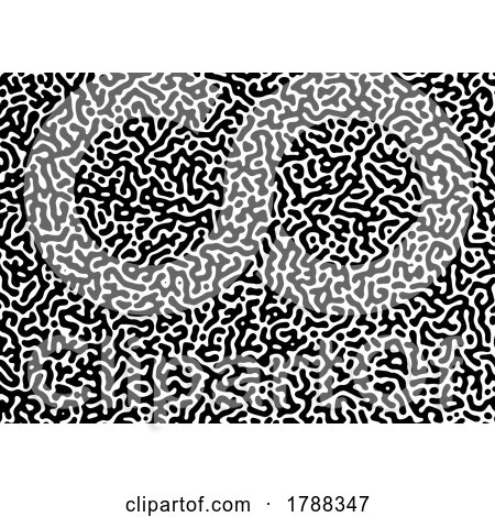 Abstract Background with an Organic Turing Pattern Design by KJ Pargeter