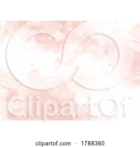 Pastel Pink Hand Painted Watercolour Background by KJ Pargeter