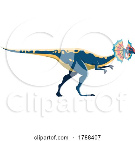 Dilophosaurus Dinosaur by Vector Tradition SM