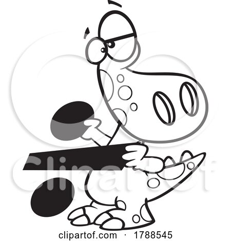 Royalty Free Dino Clip Art by toonaday | Page 1