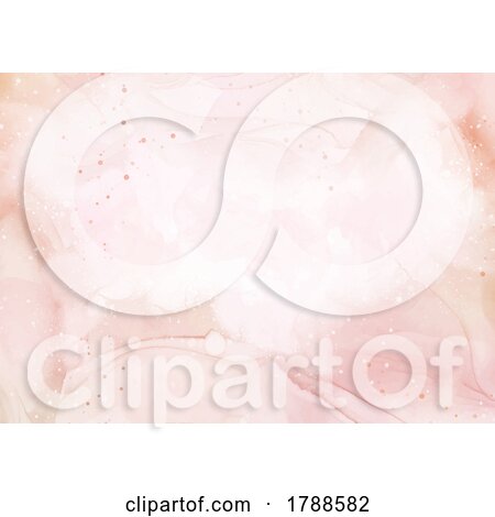 Hand Painted Pastel Pink Watercolour Background by KJ Pargeter
