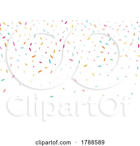 Colourful Confetti Background Design by KJ Pargeter