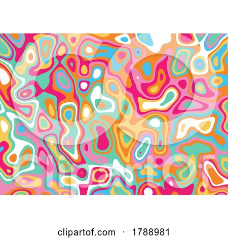 Retro Styled Psychedelic Pattern Background Design by KJ Pargeter