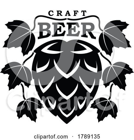 Craft Beer Hops Design by Vector Tradition SM
