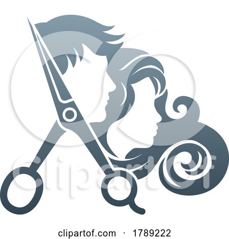 Gradient Salon Logo Design by AtStockIllustration