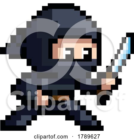 Pixelated Ninja by yayayoyo