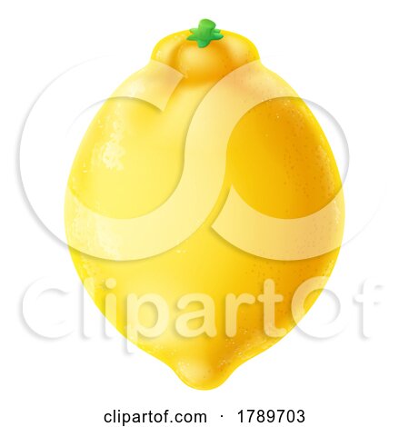 Lemon Fruit Cartoon Emoji Icon by AtStockIllustration