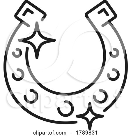 Lucky Horseshoe Icon by Vector Tradition SM