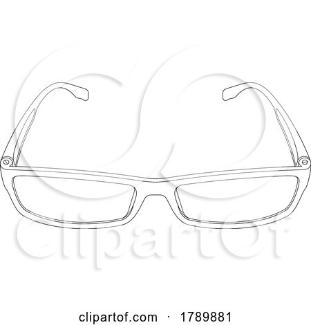 Black and White Reading Glasses by Lal Perera