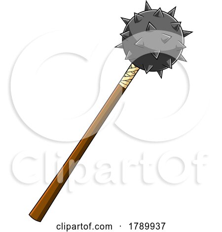 Cartoon Viking Mace Weapon by Hit Toon