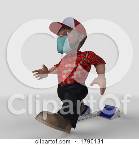 3D Cartoon Lumberjack Character by KJ Pargeter