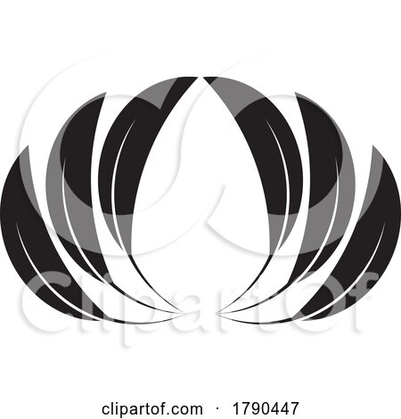 Black and White Feather Logo by Lal Perera