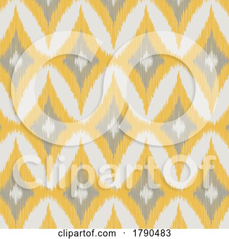Pattern Background with an IKAT Style Design by KJ Pargeter
