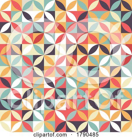 Retro Styled Pattern Background Design by KJ Pargeter