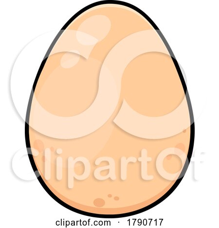 Cartoon Brown Chicken Egg by Hit Toon