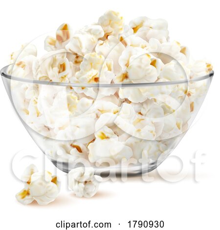 Popcorn in a Bowl by Vector Tradition SM